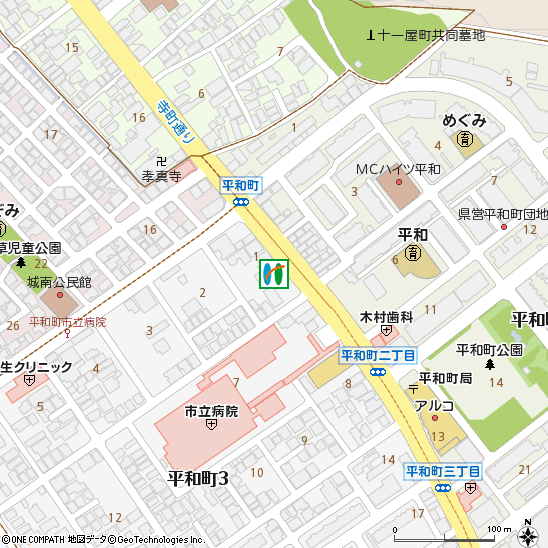 野田支店付近の地図